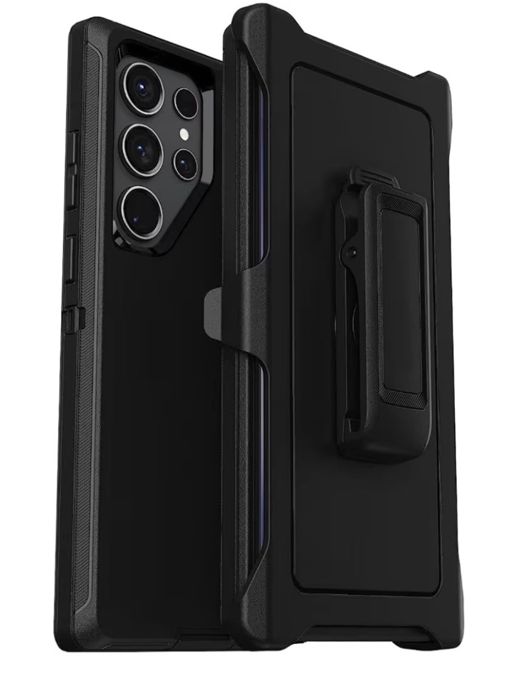 Samsung Galaxy S23 (Ultra) Defender Series Black Case & Clip. ✅✅✅✅🔥🔥🔥🔥